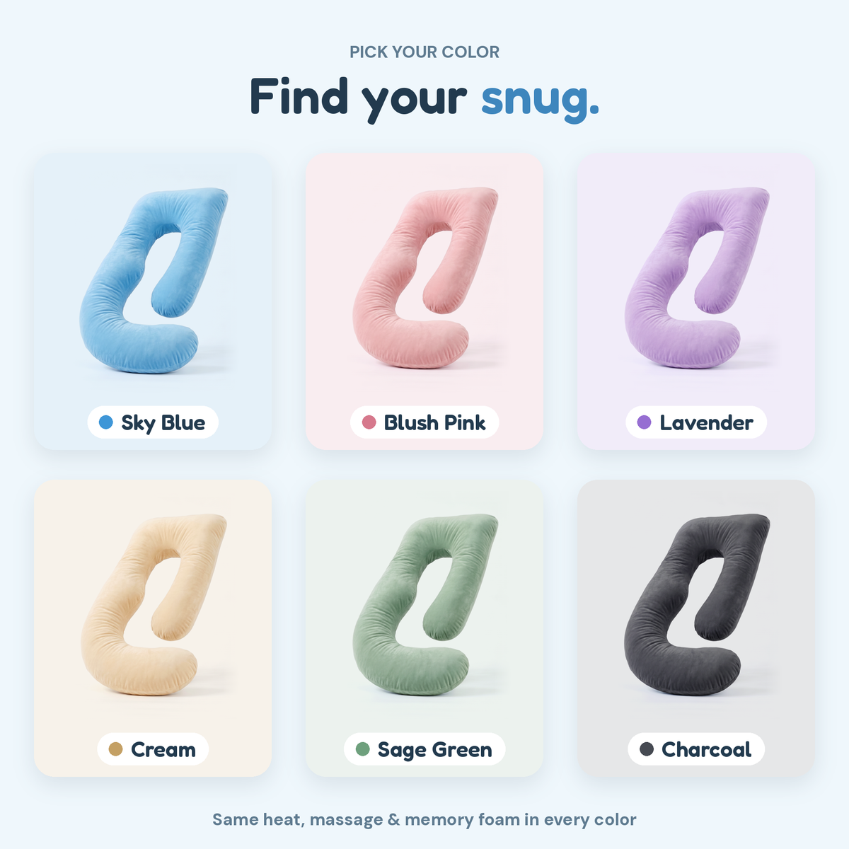 PillowSnug™ Body Pillow